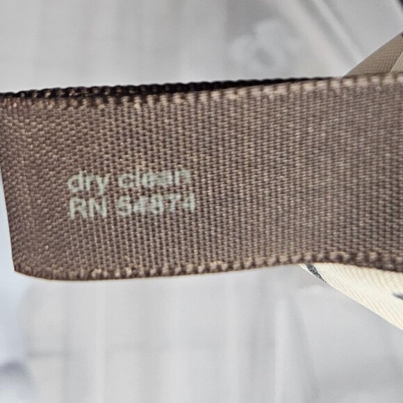 The Limited Black Cream Abstract Strapless Mini Dress Ruched Fit & Flare 2 - Picture 11 of 13